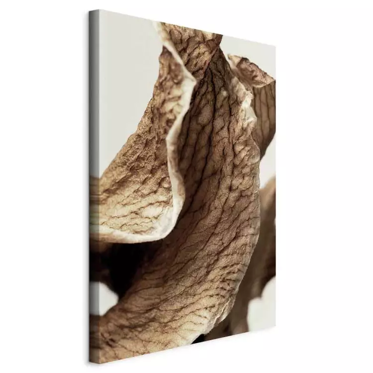 Wind Sculpture (1-piece) Vertical - leaf landscape in boho motif