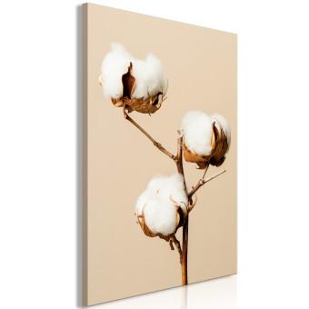 Canvas Soft Saturation (1-piece) Vertical - white flower in boho style