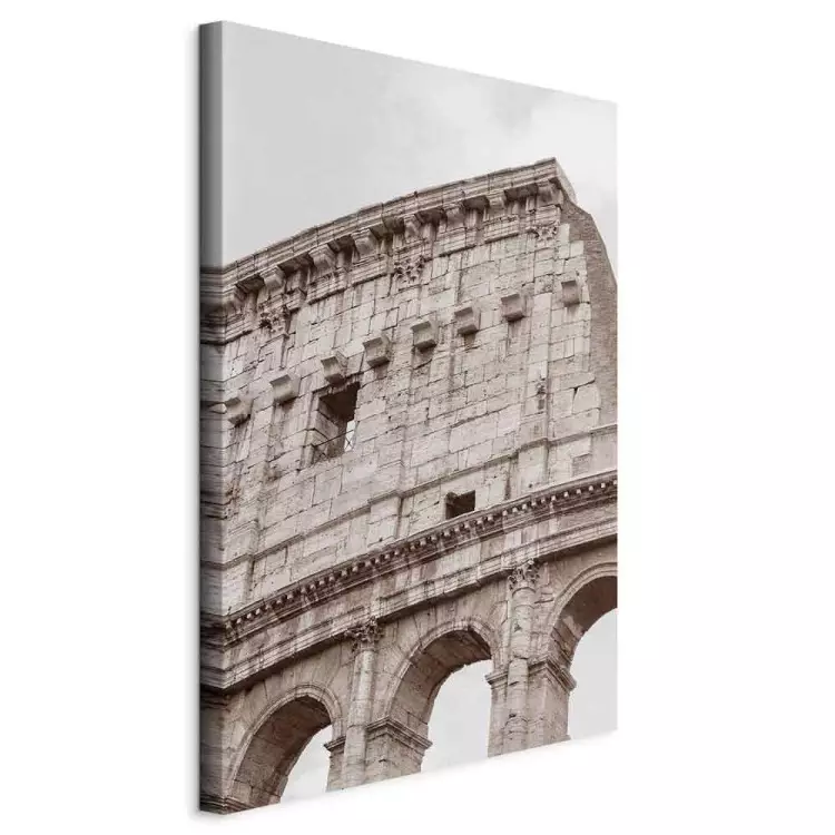 Colosseum (1-piece) Vertical - architecture of the city of Rome in sepia