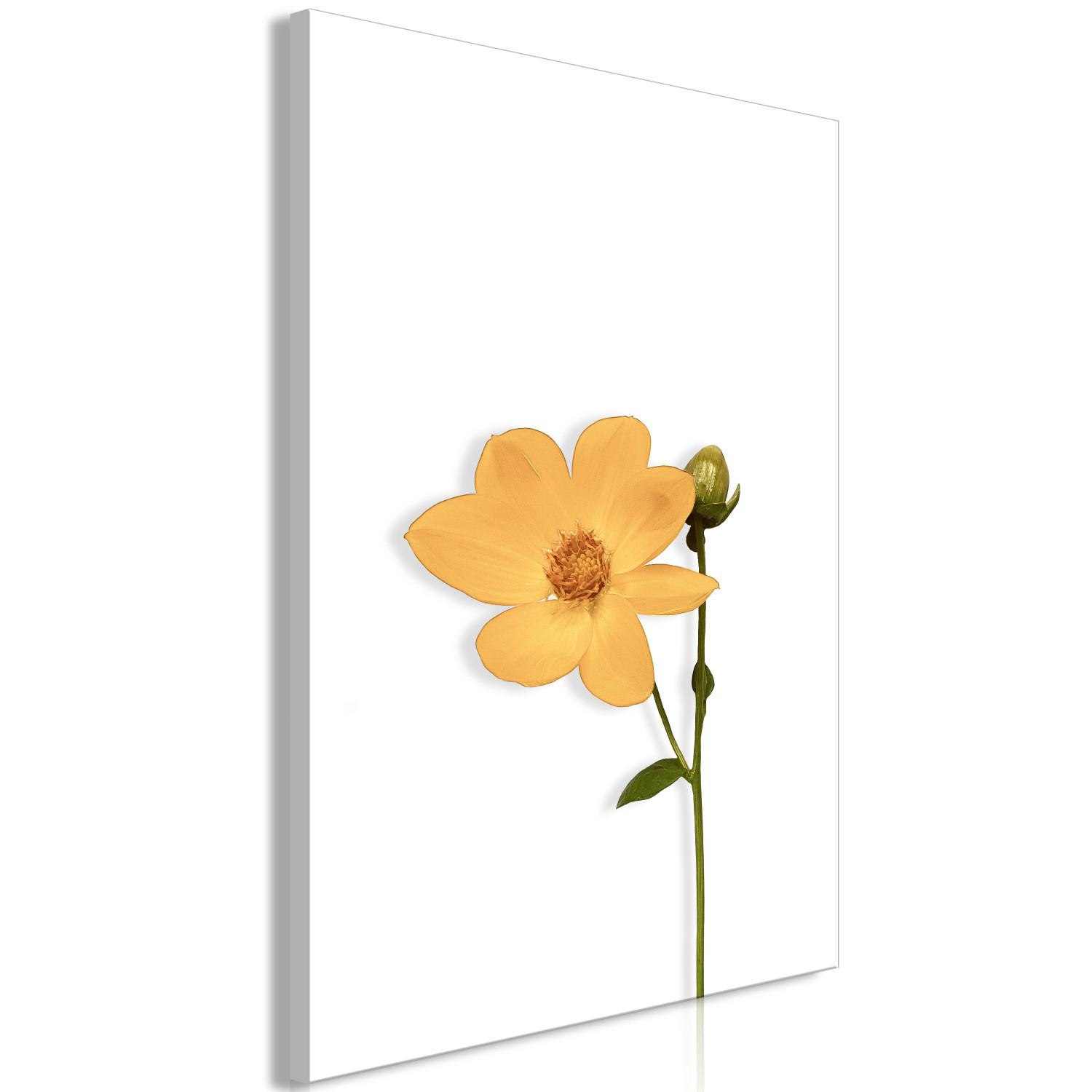 Canvas Lovely Flower (1 Part) Vertical
