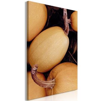 Canvas Autumn Time (1-piece) Vertical - still life of vegetables in the field
