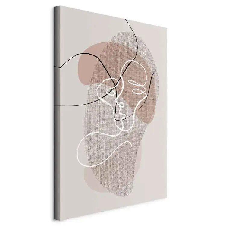 Reflective Morning Vertical - line art in a boho motif