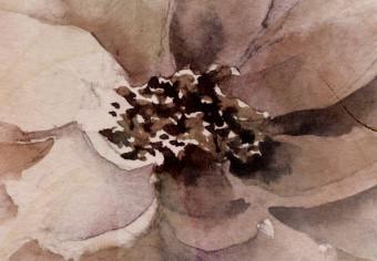 Canvas Floral Poem (1-piece) Wide - rustic pink plant
