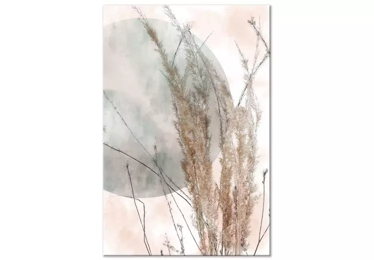 Grass in the Wind (1-piece) Vertical - landscape of grass in boho style