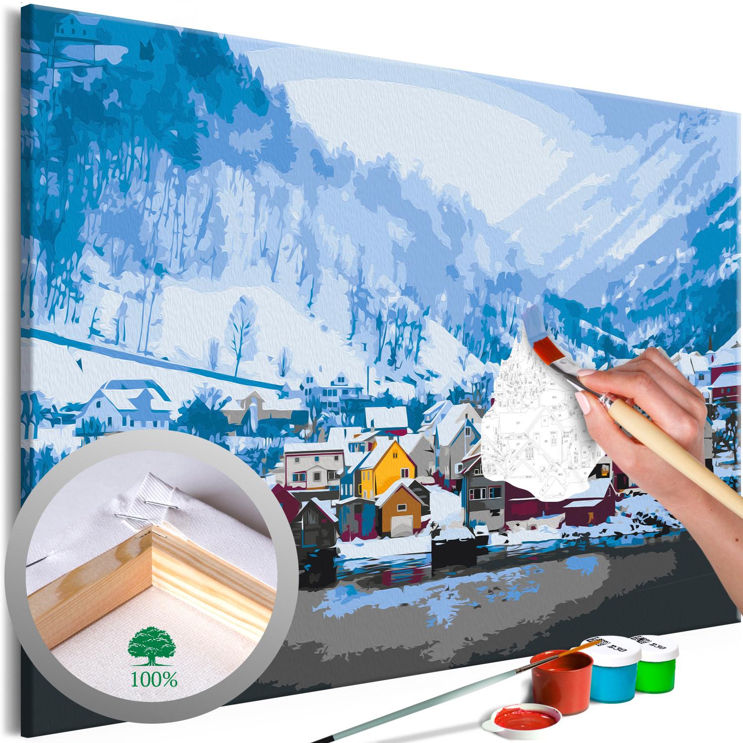 Paint by Number Kit Norwegian Climate
