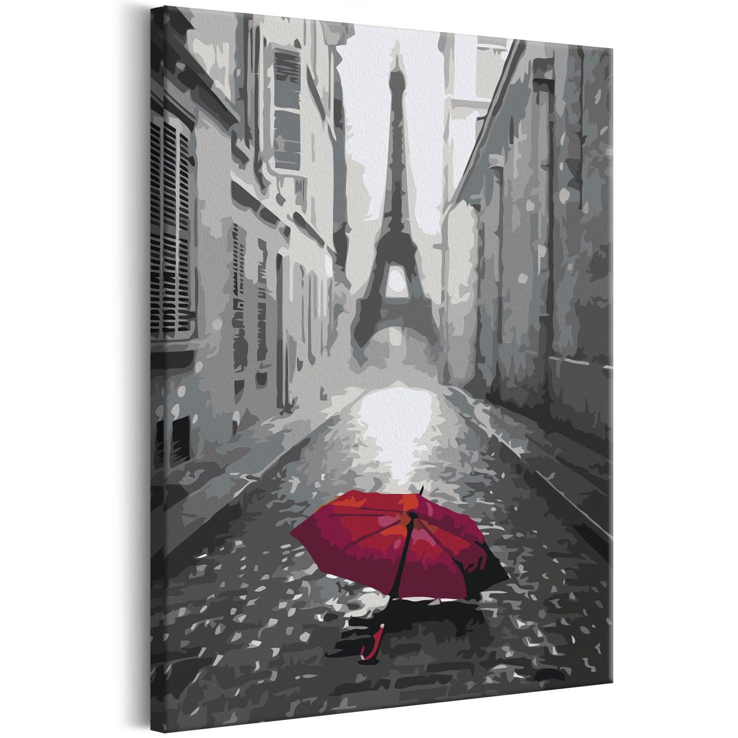 Paint by Number Kit Umbrella in Paris