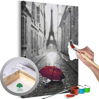 Paint by Number Kit Umbrella in Paris