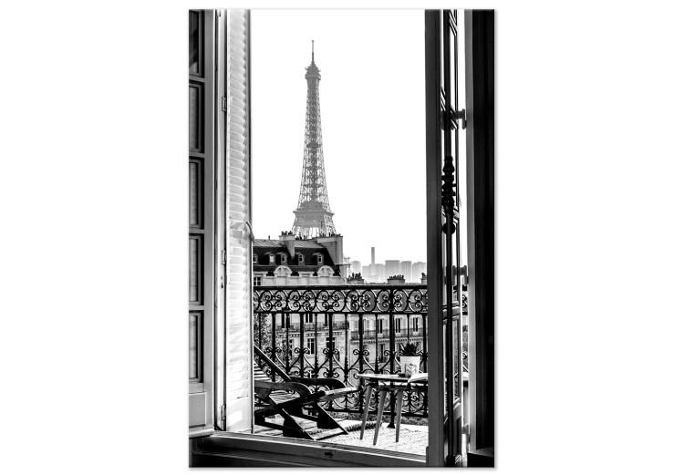 Balcony View (1-piece) Vertical - Paris city architecture