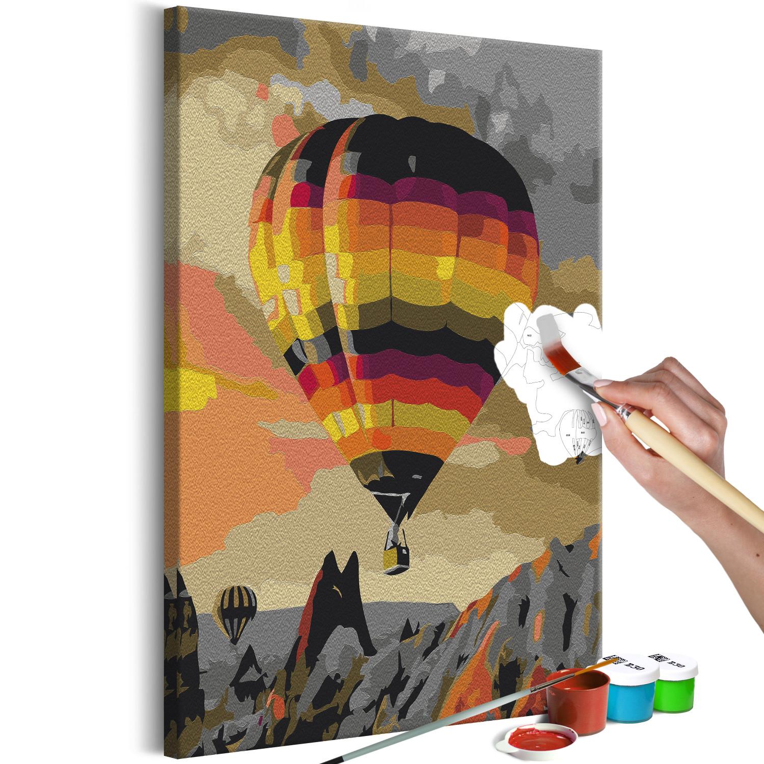 Paint by Number Kit Colourful Balloon