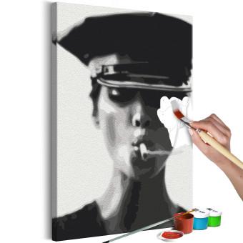 Paint by Number Kit Woman With Cigarette