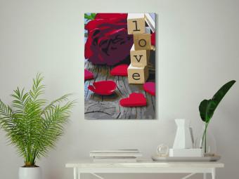 Paint by Number Kit Love Blocks