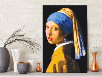 Paint by Number Kit Pearl Earring