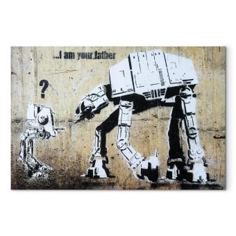 Canvas I Am Your Father by Banksy