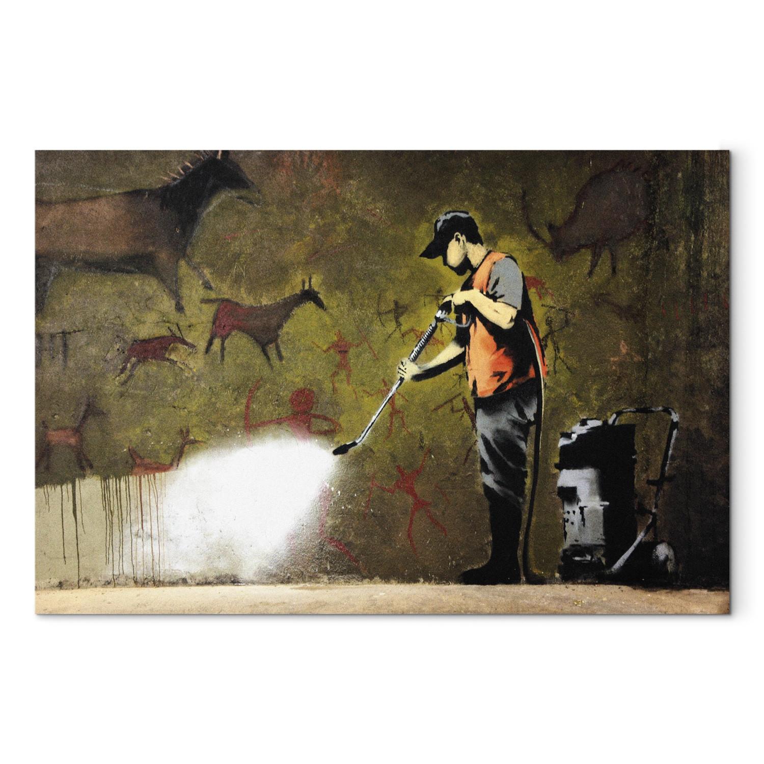 Canvas Cave Painting by Banksy