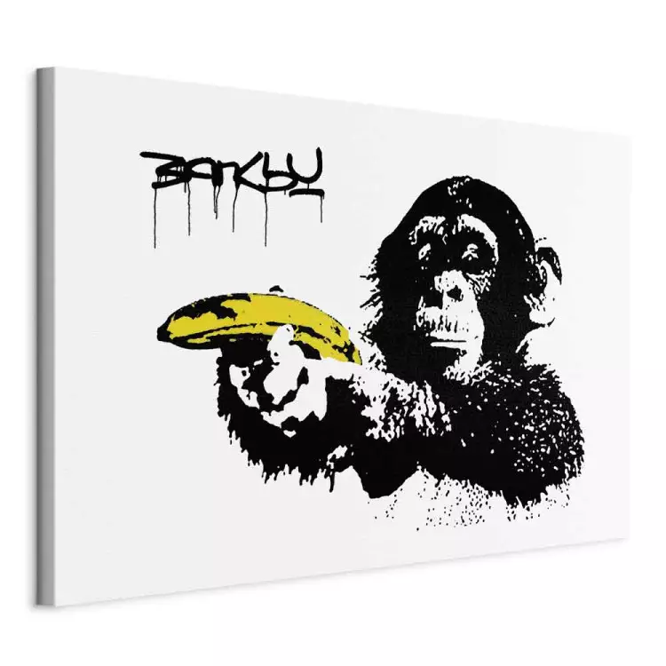 Banksy: Monkey with Banana (1 Part) Wide