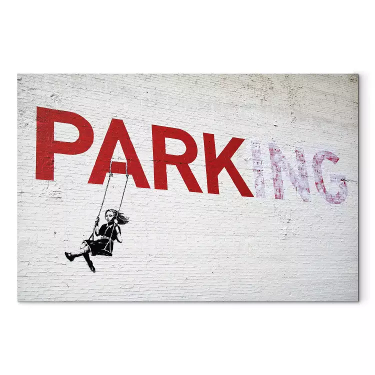 Parking Girl Swing by Banksy