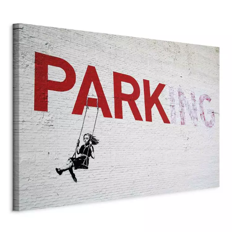 Parking Girl Swing by Banksy