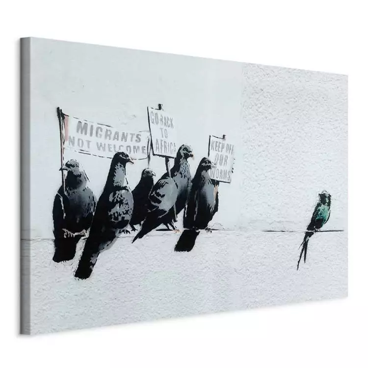 Protesting Birds by Banksy