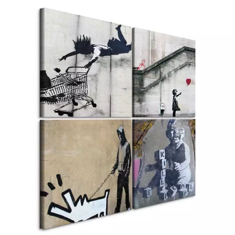 Banksy - four orginal ideas