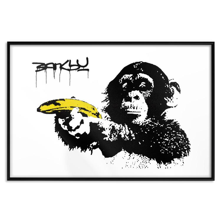 Poster Banksy: Monkey with Banana [Poster]