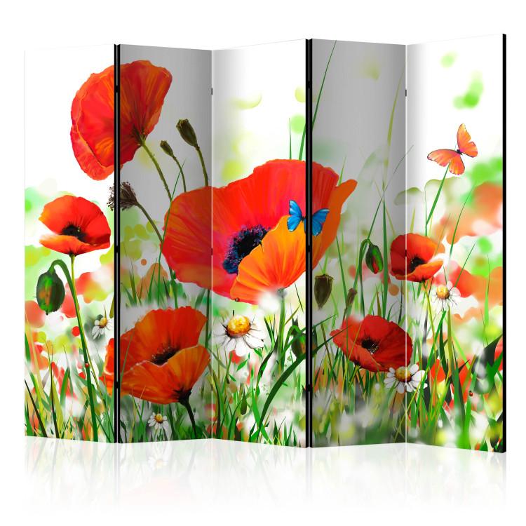 Room Divider Country poppies II [Room Dividers]