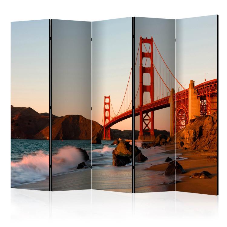 Room Divider Golden Gate Bridge - sunset, San Francisco II [Room Dividers]