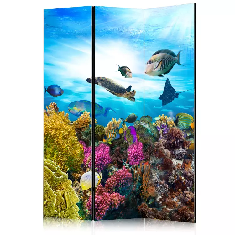 Colorful Reef (3-piece) - fish and marine plants against an ocean backdrop