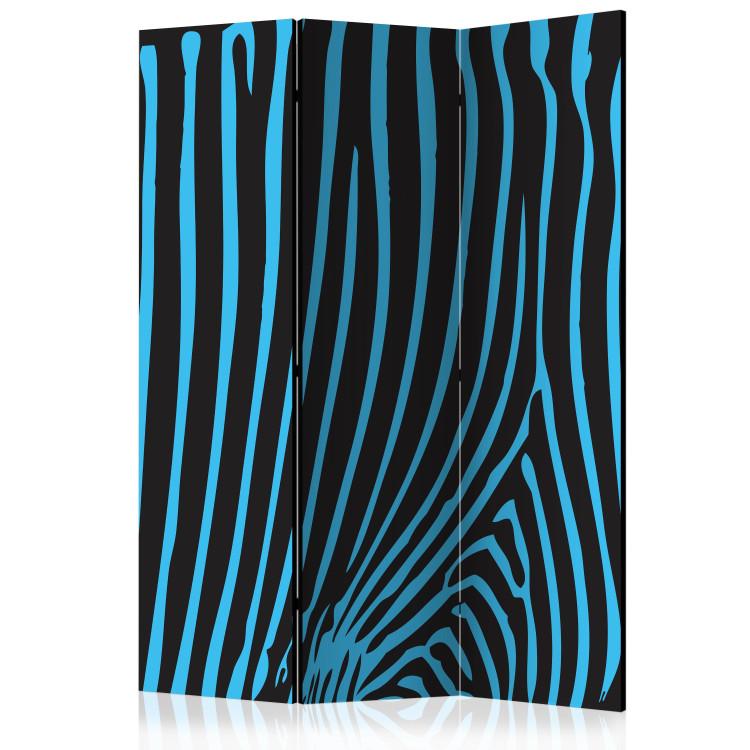 Room Divider Zebra pattern (turquoise) [Room Dividers]
