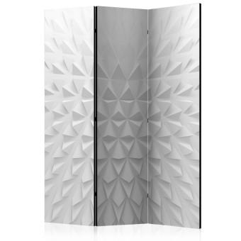 Room Divider Fortress of Illusions (3-piece) - geometric 3D abstract