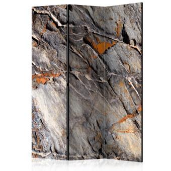 Room Divider Mountain Bastion (3-piece) - composition with gray rock texture