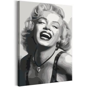 Paint by Number Kit Laughing Marylin