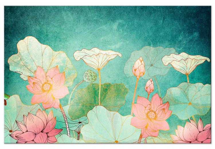 Fairy-tale Flowers (1-piece) Wide - colorful cartoonish plants