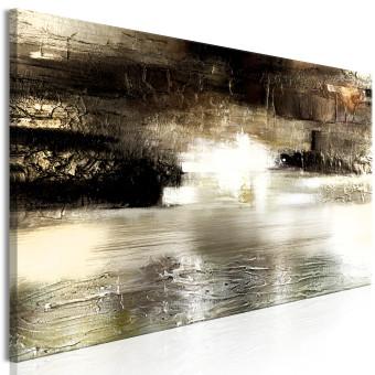 Canvas Midwinter (1-piece) Narrow - abstract with artistic texture