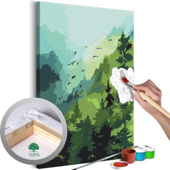 Paint by Number Kit Forest and Birds
