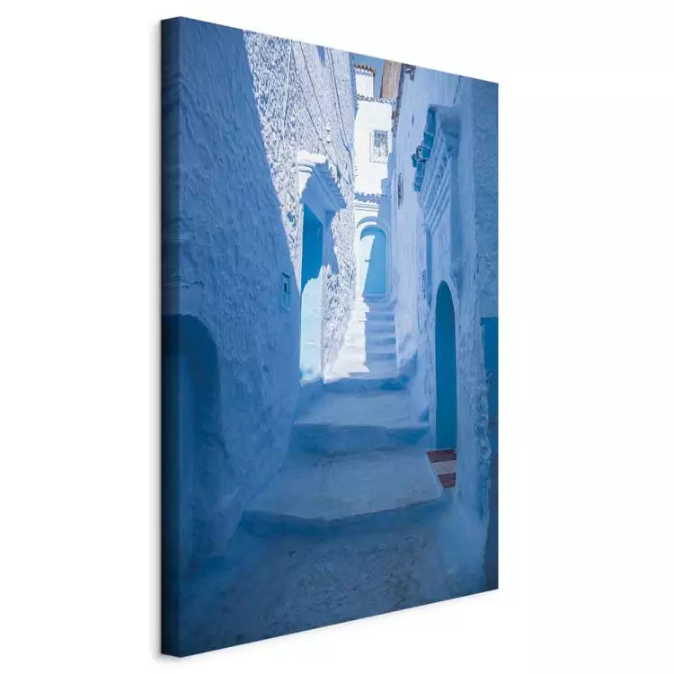 Architecture of Blue (1-piece) Vertical - Arab stairs in Morocco
