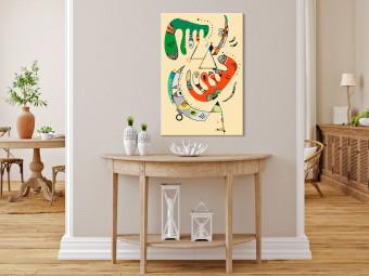 Paint by Number Kit Vasily Kandinsky: Vert et rouge
