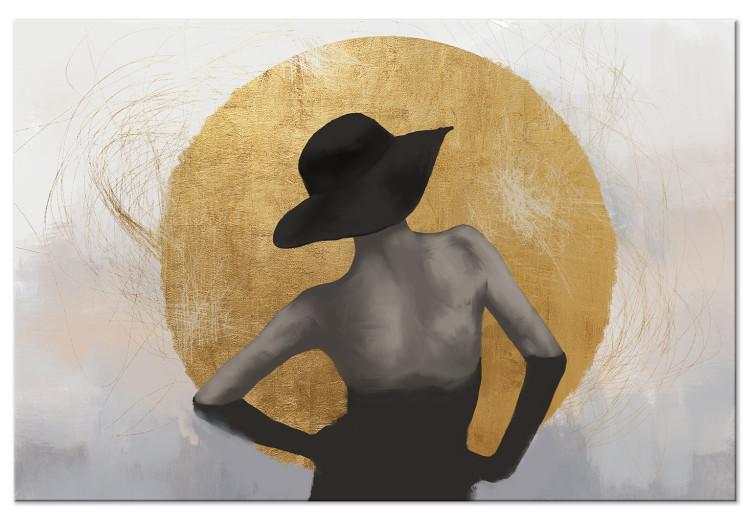 Under the Sun (1-piece) Wide - abstract woman with a hat