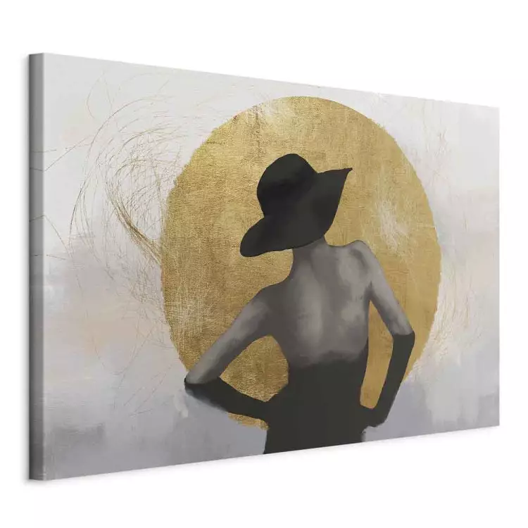 Under the Sun (1-piece) Wide - abstract woman with a hat