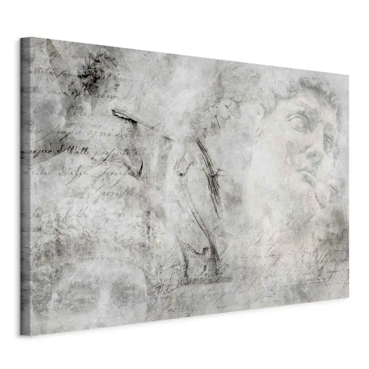 Pieses of Renaissance - Abstraction with images of sculptures