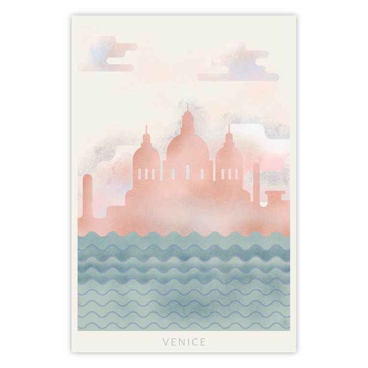 Spring in Venice - pastel sea composition against architecture backdrop