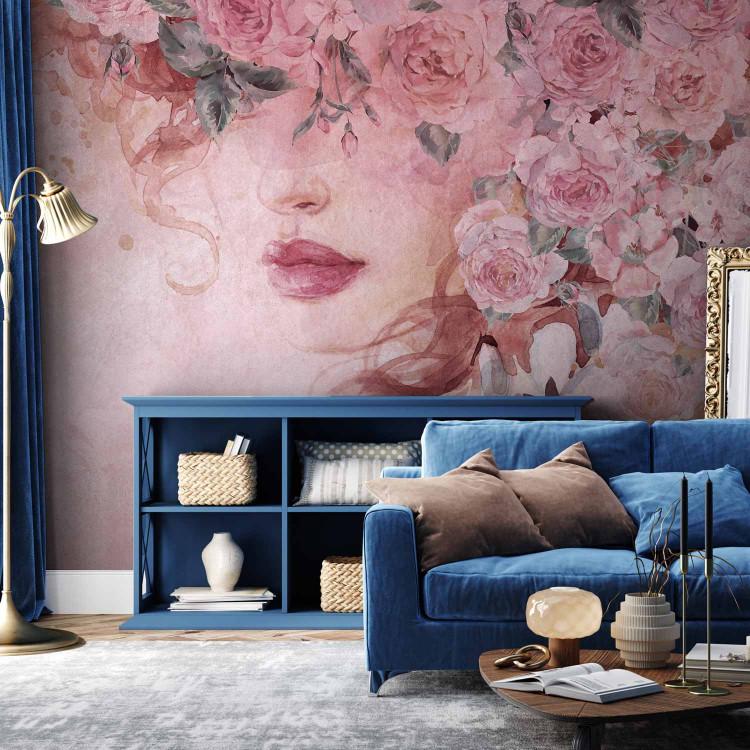 People Wall Murals, face wall mural, klimt wall mural, silhouette wall mural,  lips wall mural, woman face wall mural, character wall mural, portrait wall  mural, personage wall mural, figure wall mural, mouth