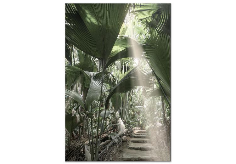 Bundle of Light (1-piece) Vertical - tropical vegetation landscape