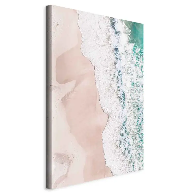 Turquoise Waves - Sea Coast from Aerial view with Waves