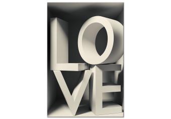 Canvas Love Letters - Spatial Letters Arranging In Love