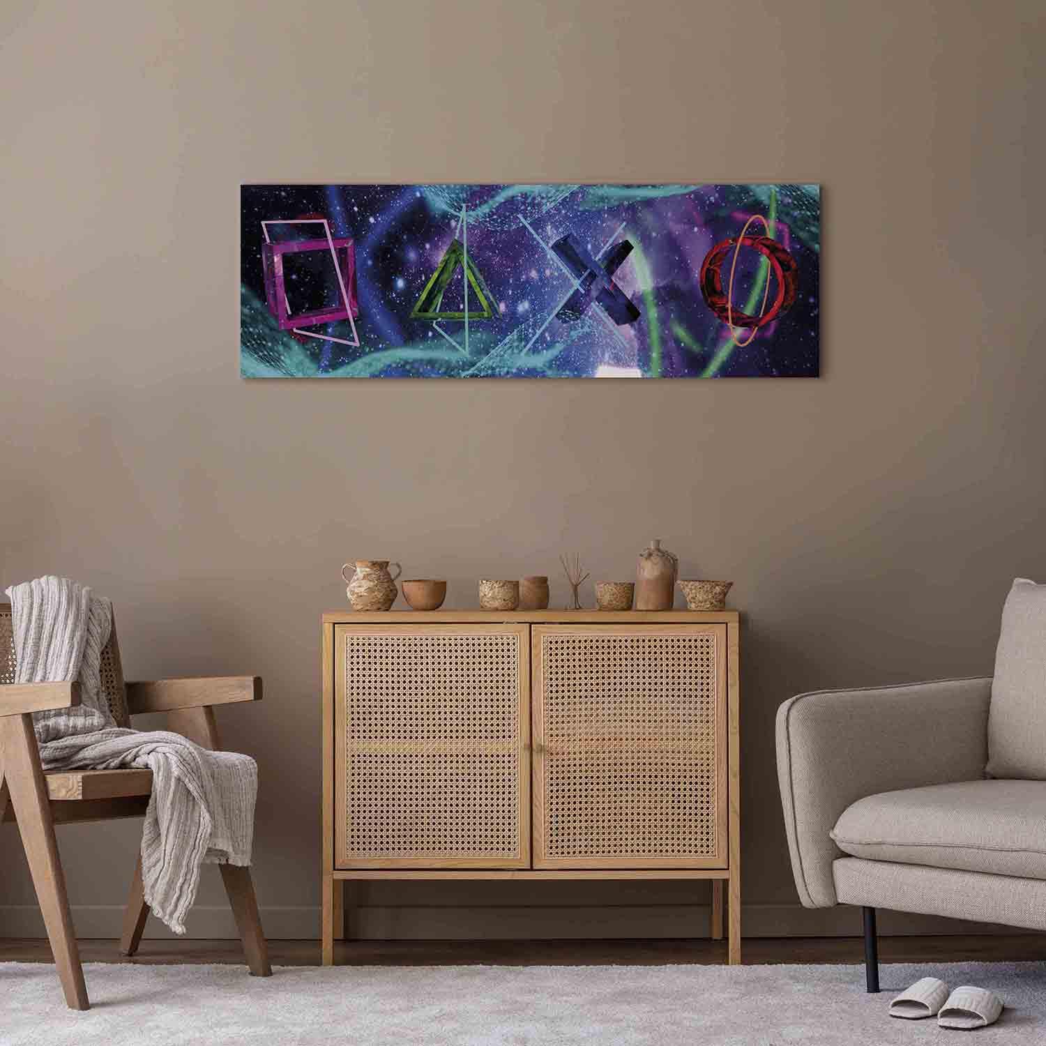 Canvas Space Fill (1-piece) Narrow - abstract shapes