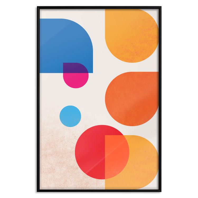 Colorful Harmony - colorful geometric figures in an abstract motif