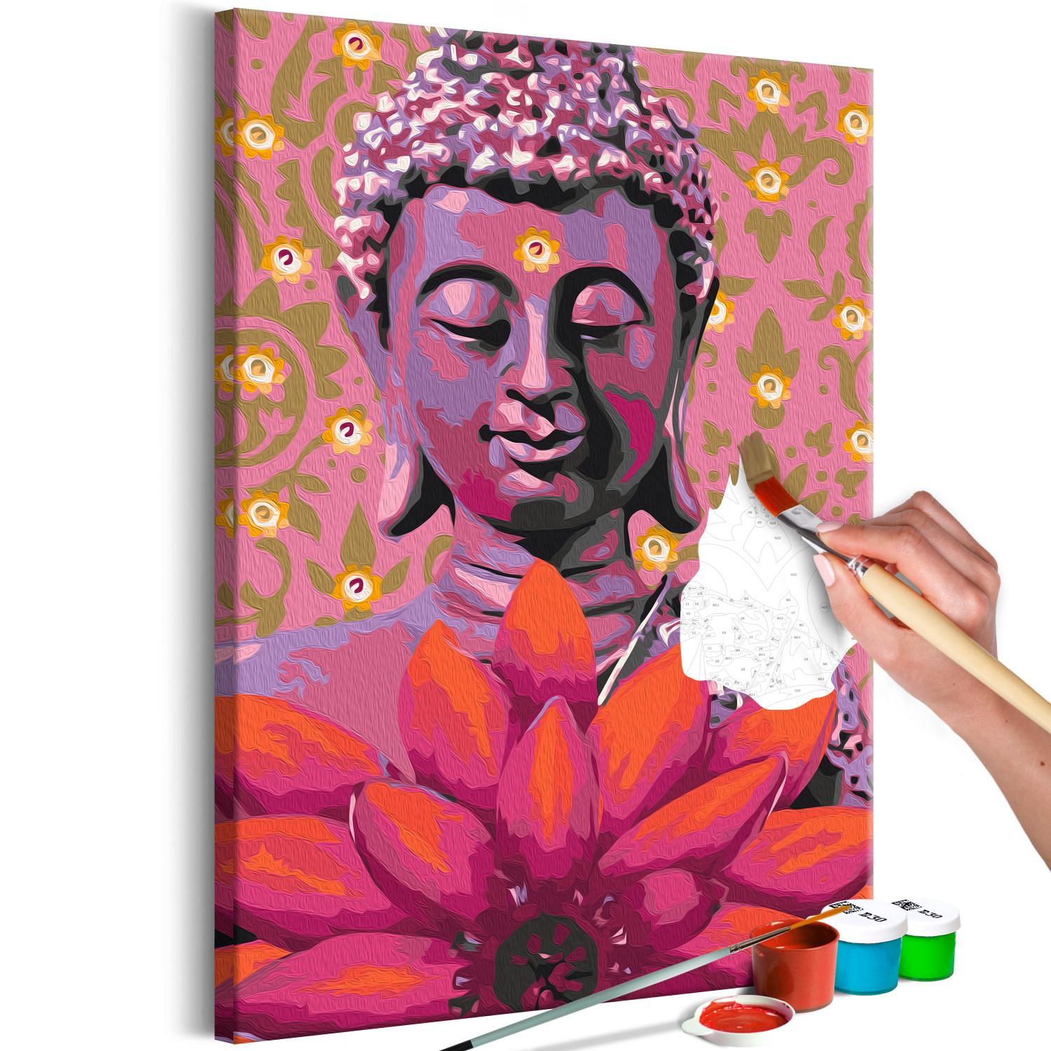 Paint by Number Kit Friendly Buddha