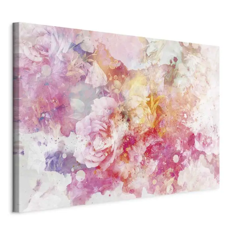 Flower Explosion Wide - pink flower abstraction