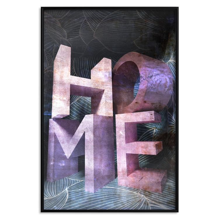 Poster Home in Purple [Poster]