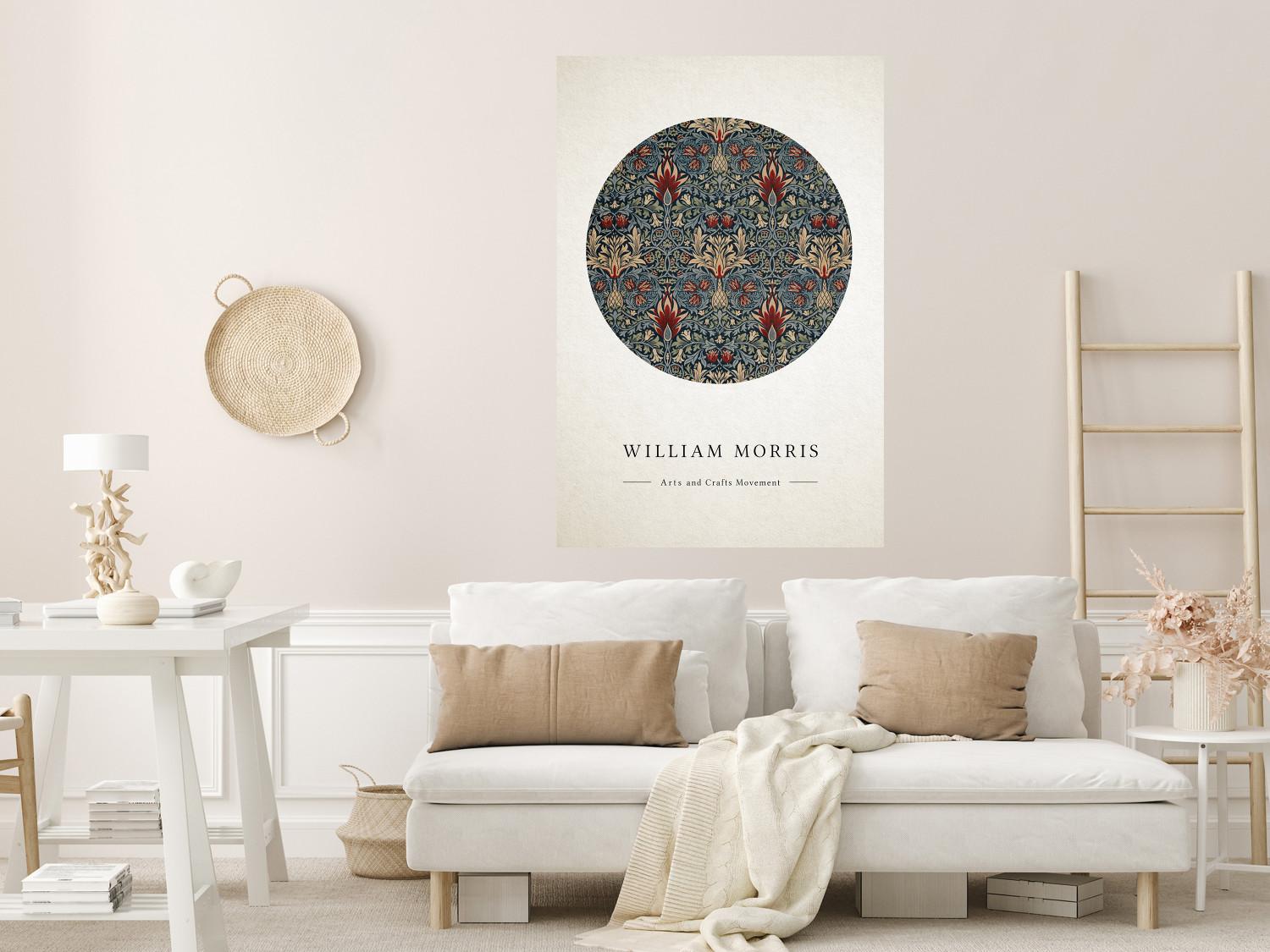 Poster For William Morris - English texts and abstract ornaments